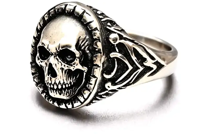 Ring incorporating elements tattoo design idea