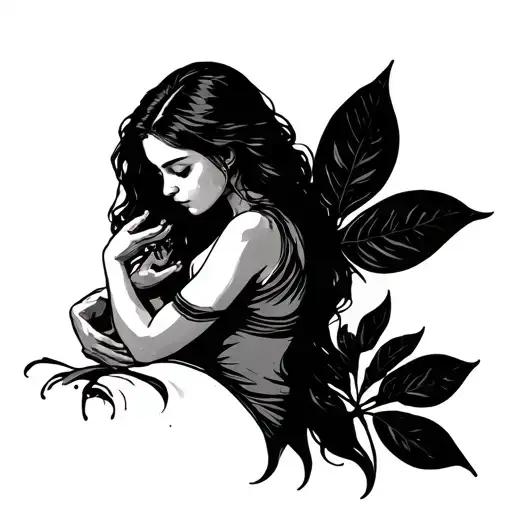 patience control tattoo design idea