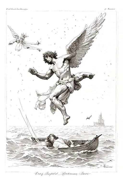 The fall of Icarus by Pieter Brueghel l'Ancien tattoo design idea