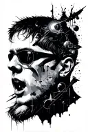 a mix of album covers by the band called the chemical brothers tattoo design idea