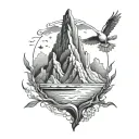 Iceland tattoo design idea