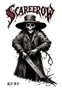 G59 razor scarecrow Ruby tattoo design idea