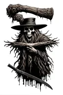 G59 razor scarecrow Ruby tattoo design idea
