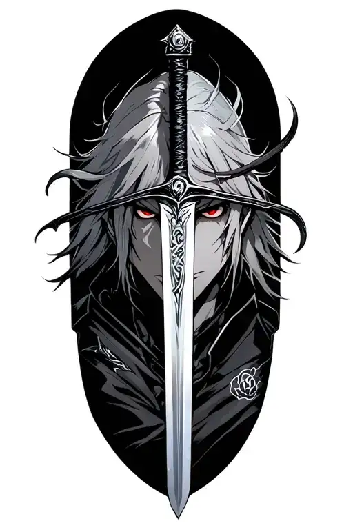 devil may cry yamato sword tattoo design idea