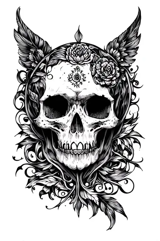 mantle tattoo design idea