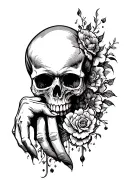 skull hand tattoo design tattoo design idea