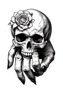 skull hand tattoo design tattoo design idea