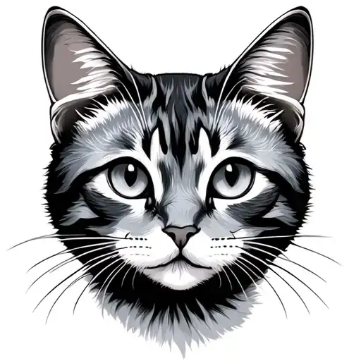 I have a cat Steesha, I want a beautiful tattoo with its name and paws tattoo design idea