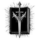 Bible Sword tattoo design idea