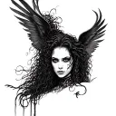 Bellatrix lestrange medsa tattoo design idea