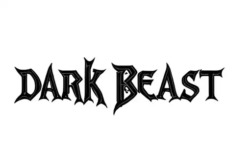 "DARK BEAST " tattoo design idea