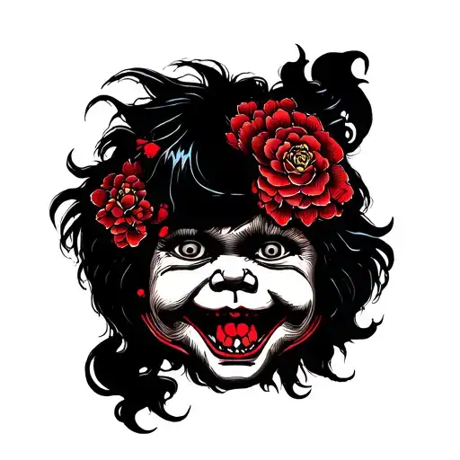 Chucky tattoo design idea