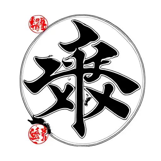 Kaizen Kanji tattoo design idea