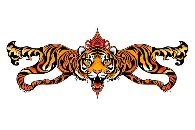 tiger tattoo design idea