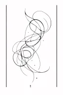 A medium complexity tattoo that simbolizes finding balance in chaos tattoo design idea