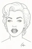 Marilyn Monroe tattoo design idea