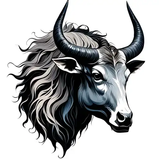 taurus virgo tattoo design idea