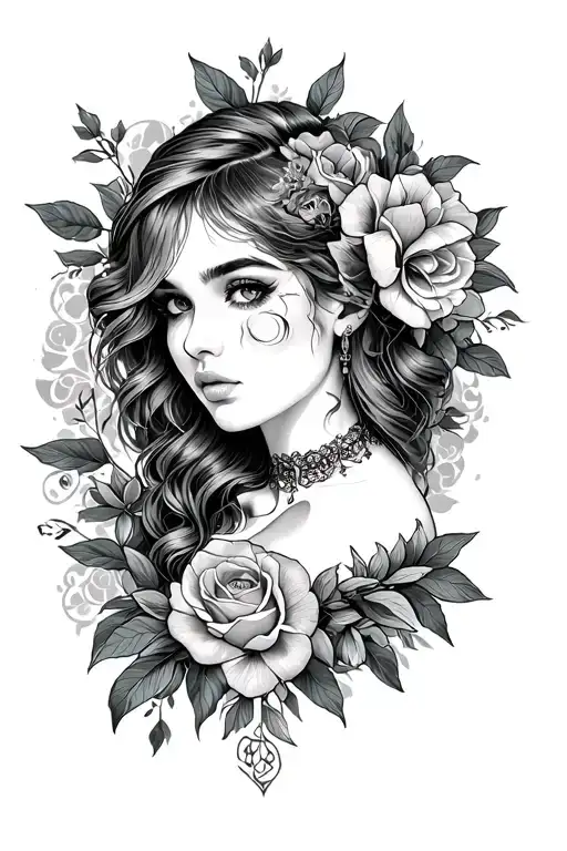 Jade Chloe Grayson engraved tattoo design idea