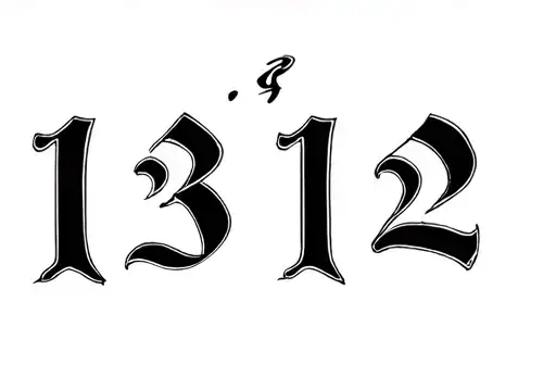 "1312" tattoo design idea