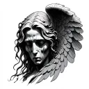Weeping Angel tattoo design idea