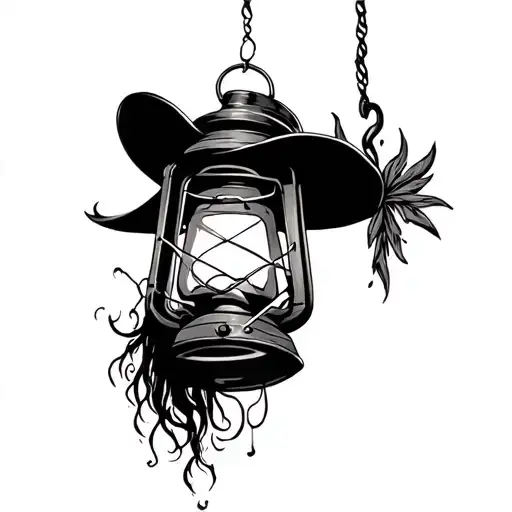 Bray Wyatt lantern tattoo design idea