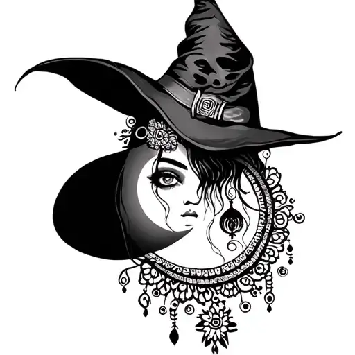henna, witchy, moons, hand tattoo design tattoo design idea
