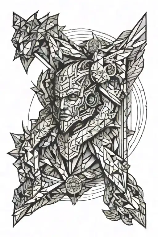 perseus tattoo design idea