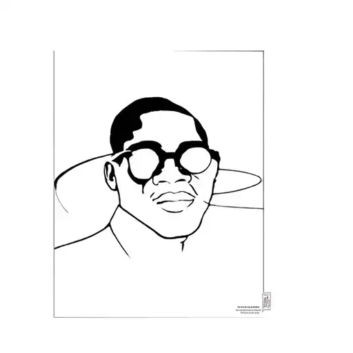 Stevie Wonder album cover tattoo design idea