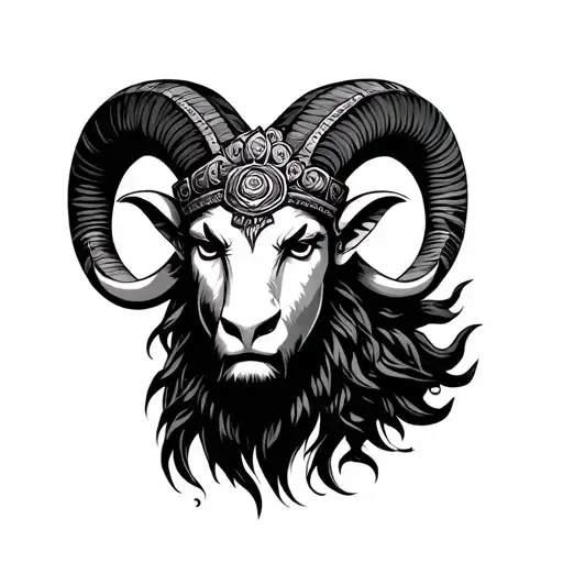 Samuri Ram tattoo design idea