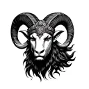Samuri Ram tattoo design idea