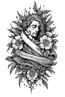 Proverbs 18 24 tattoo design idea