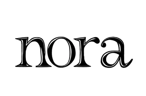 "nora" tattoo design idea