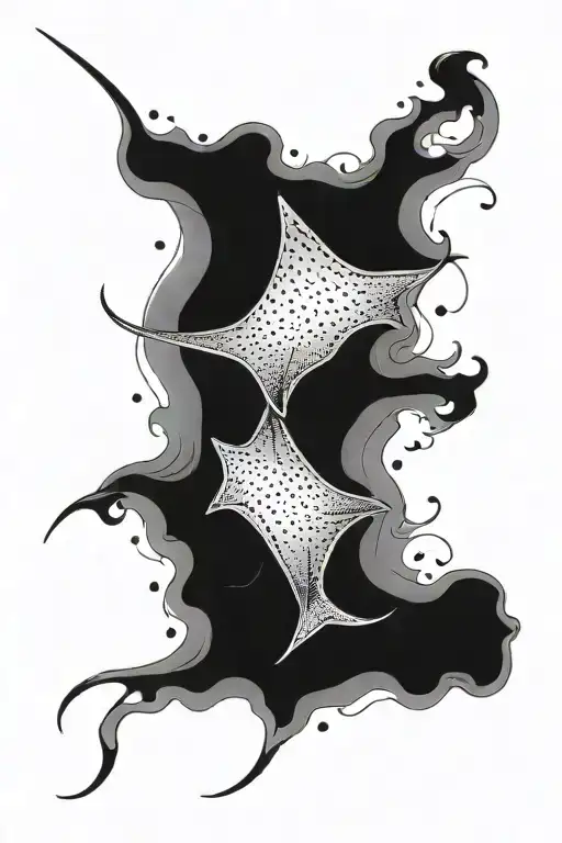 sting Ray tattoo design idea