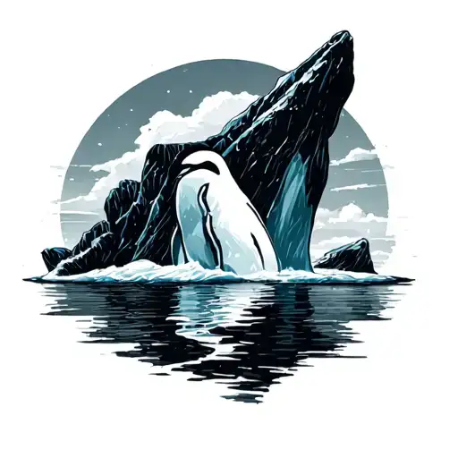 antarctica tattoo design idea