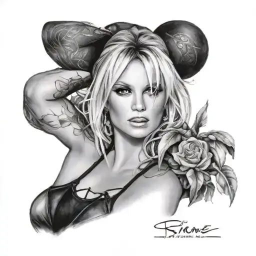 britney spears tattoo design idea