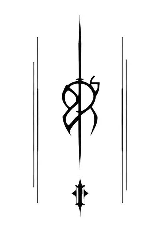 D J E A minimalist in star wars aurebesh world tattoo design idea