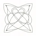 sigma woman triqueta symbol tattoo design idea