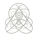 sigma woman triqueta symbol tattoo design idea