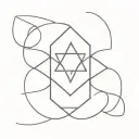 sigma woman triqueta symbol tattoo design idea