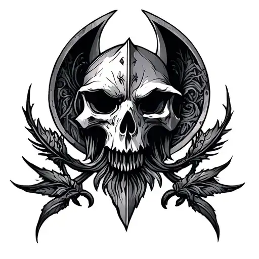 Anglo Saxon tattoo design idea