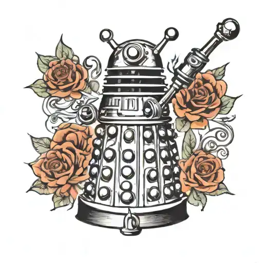 dalek tattoo design idea