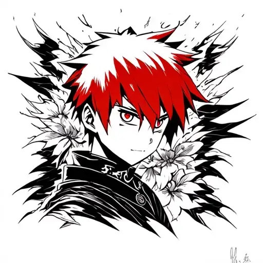 Gaara, tattoo design idea