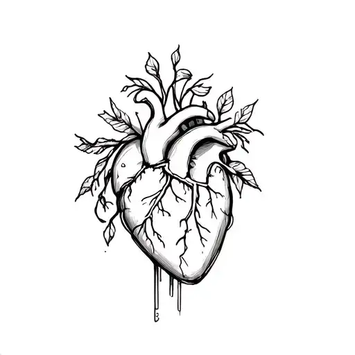 heartache tattoo design idea