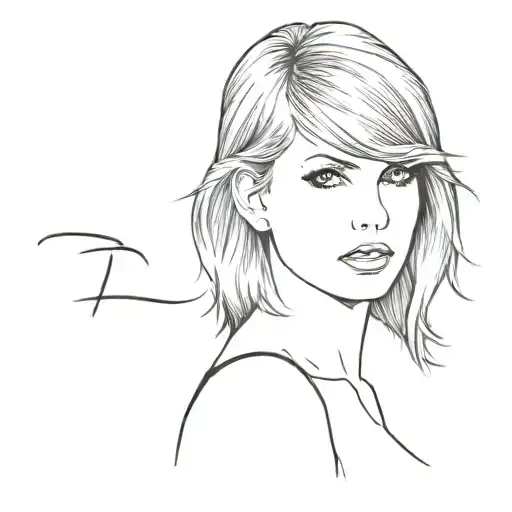 Taylor swift tattoo design idea