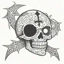death the kid tattoo design idea