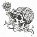 death the kid tattoo design idea