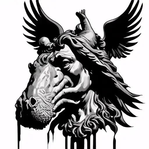 Ave Christus Rex tattoo design idea