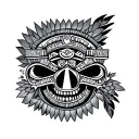 Aztec Band tattoo design idea