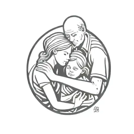Wife Caring Person tattoo design idea