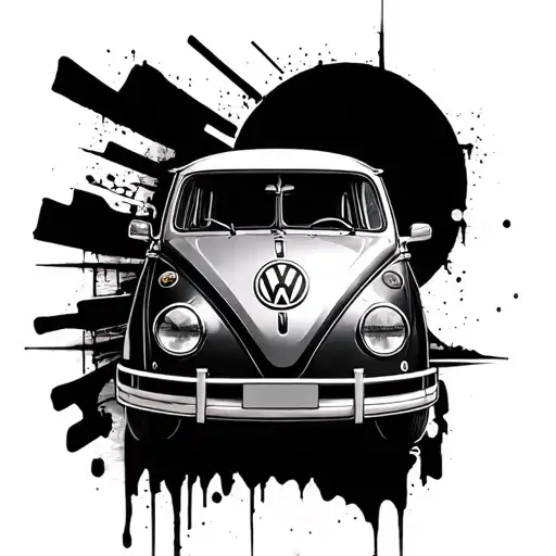 Volkswagen tattoo design idea